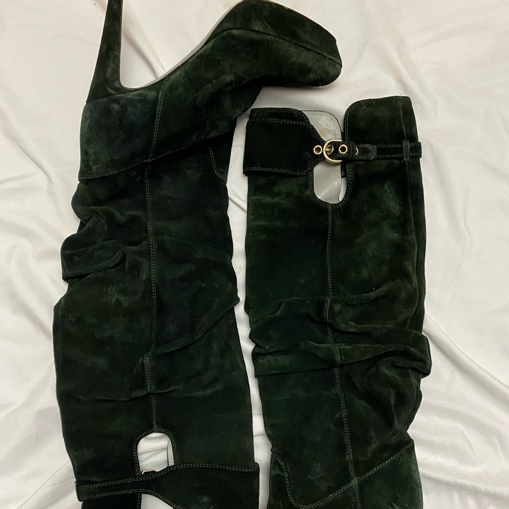 Sergio Rossi knee high boots